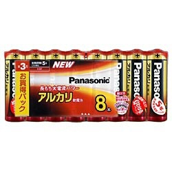Panasonic アルカリ乾電池単3形8本パック LR6XJ/8SW パナソニック