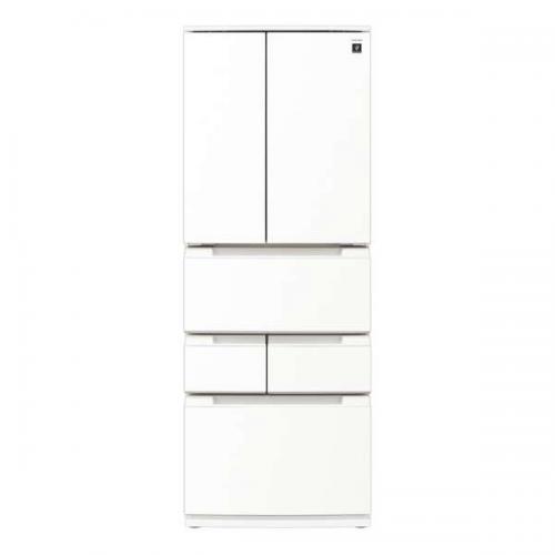 シャープ SHARP 冷蔵庫 429L 6ドア 観音開き ラスティックホワイト SJ-MF43P-W(大型)