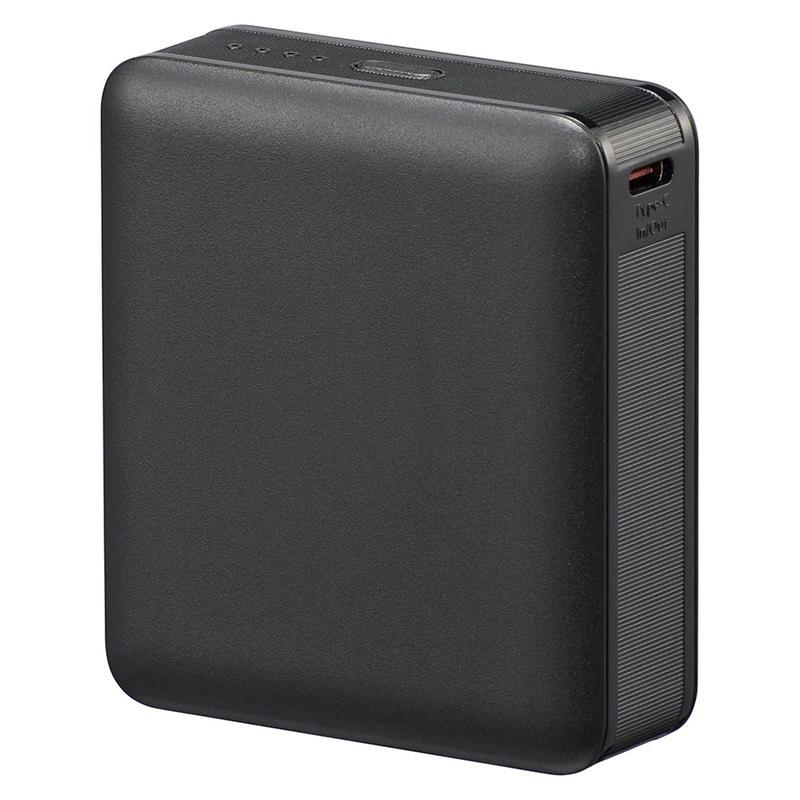 オーム電機 SmartComm モバイルバッテリー PD20W 10000mAh ブラック SMP-PD100K