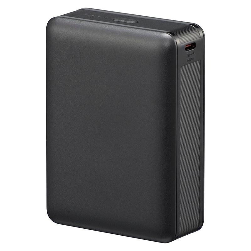 オーム電機 SmartComm モバイルバッテリー PD20W 20000mAh ブラック SMP-PD200-K