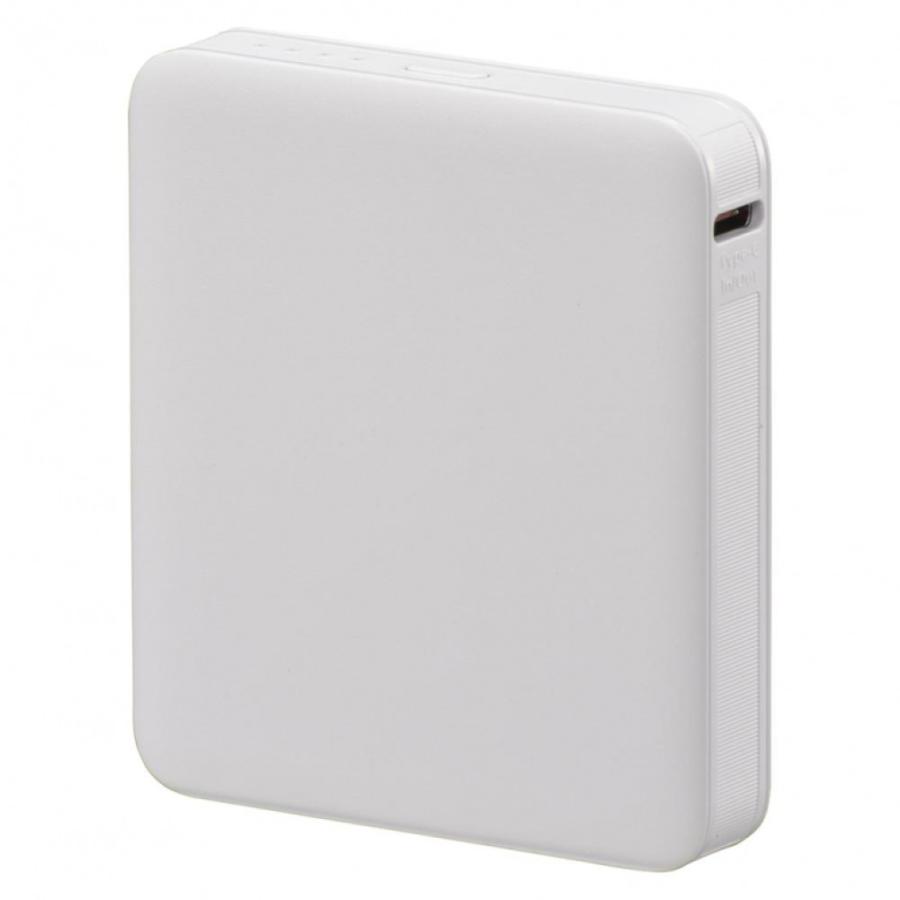 オーム電機 SmartComm モバイルバッテリー PD20W 5000mAh ホワイト SMP-PD50-W