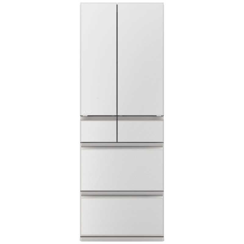 三菱 MITSUBISHI 540L 6ドアノンフロン冷蔵庫 MZシリーズ 中だけひろびろ大容量 MZシリーズ グランドリネンホワイト MR-MZ54N-W(大型)