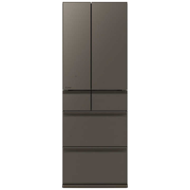 三菱 MITSUBISHI 495L 6ドアノンフロン冷蔵庫 WZシリーズ 中だけひろびろ大容量 WZシリーズ グランドアンバーグレー MR-WZ50N-H(大型)