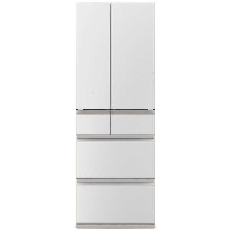 三菱 MITSUBISHI 495L 6ドアノンフロン冷蔵庫 WZシリーズ 中だけひろびろ大容量 WZシリーズ グランドリネンホワイト MR-WZ50N-W(大型)