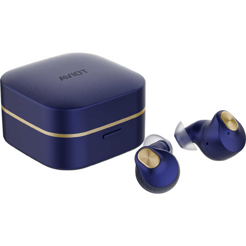 AVIOT トゥルーワイヤレスイヤホン ラピスブルー TE-Q3R-BL