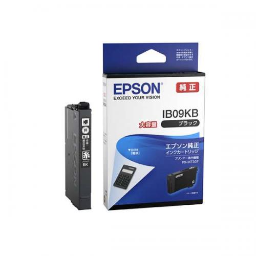 エプソン EPSON 純正インクカートリッジ 電卓 ブラック IB09KB