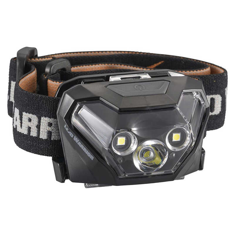 オーム電機 LEDヘッドライト リードウォーリア 550ルーメン ［LED / 単4乾電池×3 / 防水対応］ LC-LW550RW-K