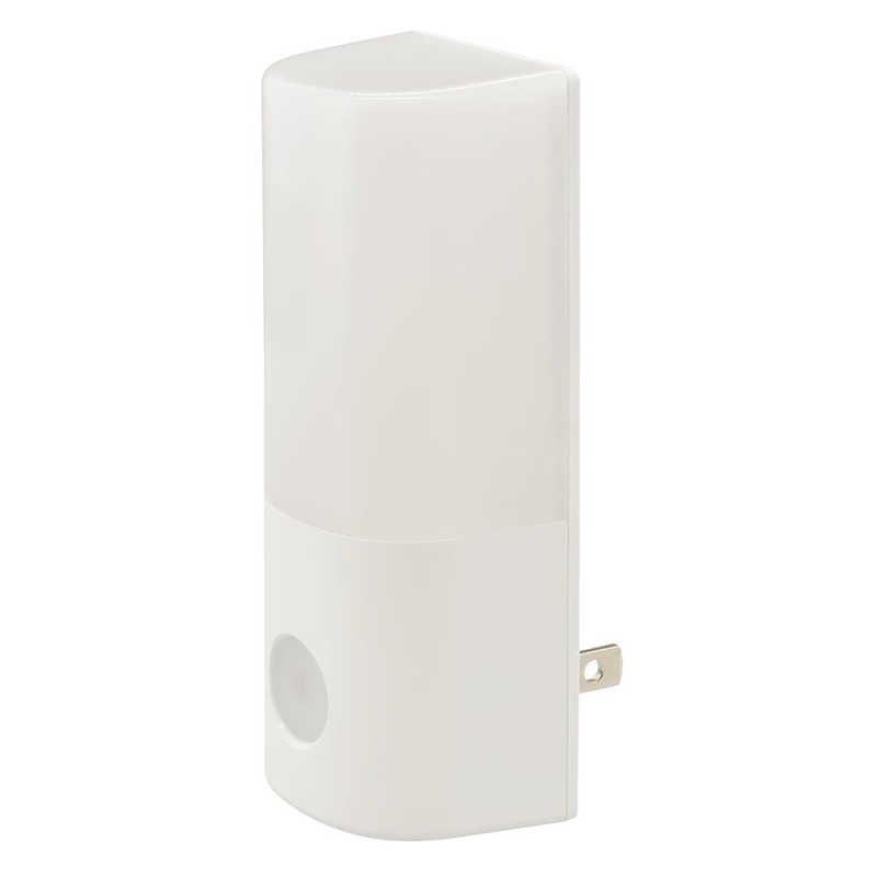 オーム電機 明暗センサー式ナイトライト ［白色 /コンセント式］ NITALA6MCL2WN