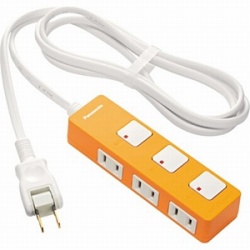 Panasonic 配線器具 ザ・タップ Z 3個口 2m オレンジ WHS2523JP パナソニック