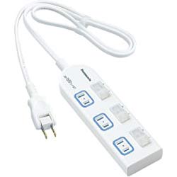 Panasonic 配線器具 ザ・タップ X 3個口 1m ホワイト WHA25134WP パナソニック