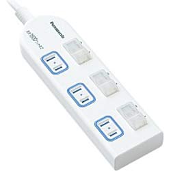 Panasonic 配線器具 ザ・タップ X 3個口 2m ホワイト WHA25234WP パナソニック