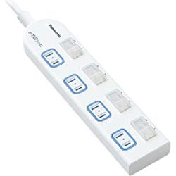 Panasonic 配線器具 ザ・タップ X 4個口 2m ホワイト WHA25244WP パナソニック