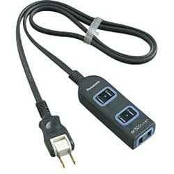 Panasonic 配線器具 ザ・タップ X 3個口 1m ブラック WHA2513BKP パナソニック