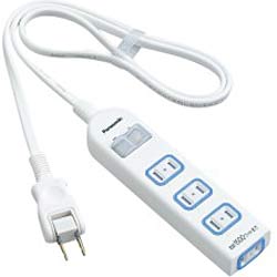 Panasonic 配線器具 ザ・タップ X 4個口 1m ホワイト WHA25142WKP パナソニック