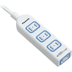 Panasonic 配線器具 ザ・タップ X 4個口 5m ホワイト WHA2554WKP パナソニック