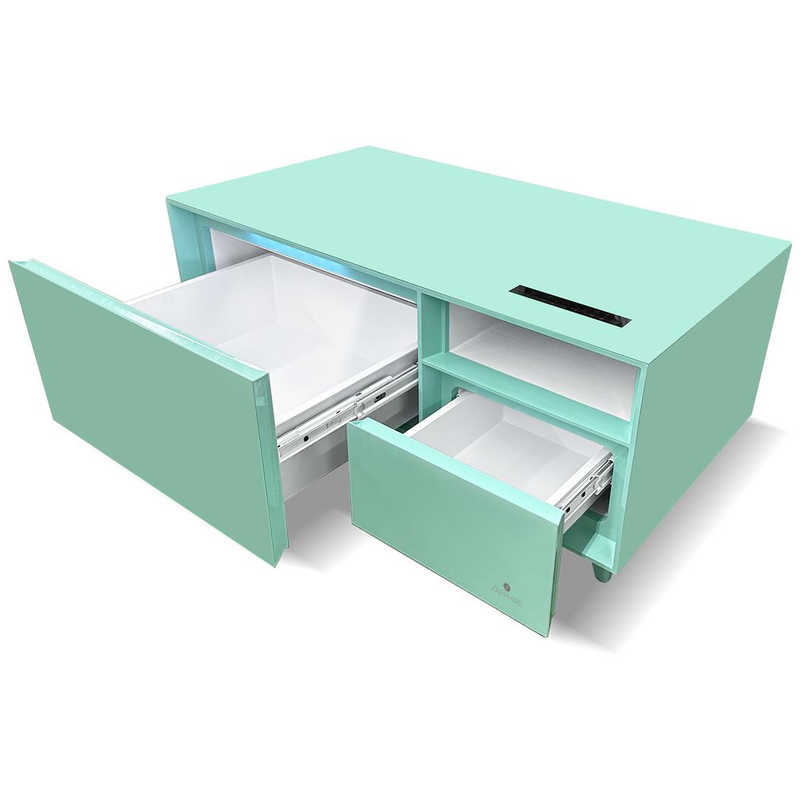 ロイヤル スマートテーブル SMART TABLE 冷蔵庫・冷凍庫機能付き　SAPPHIRE by LOOZER STB80-MINT