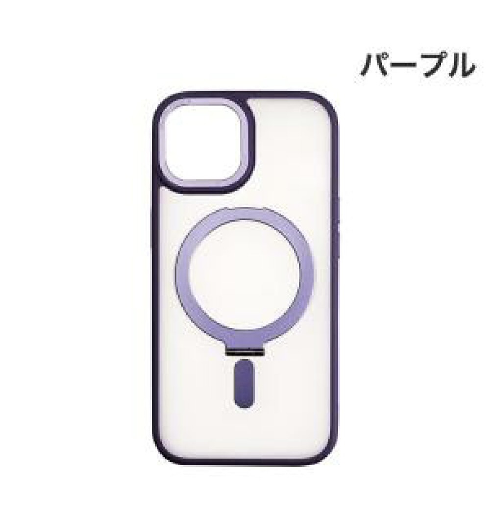 サンクレスト SUNCREST iPhone 15/14/13用 MagSta Case パープル i37FIJS06