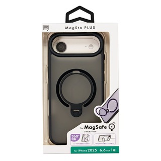 サンクレスト SUNCREST iPhone Air用マグスタプラスケース ブラック I39CIJS02