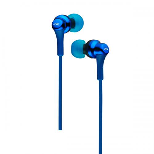 ジェイブイシー JVC 密閉型インナーイヤー型ヘッドホン HA-FR26-A ブルー