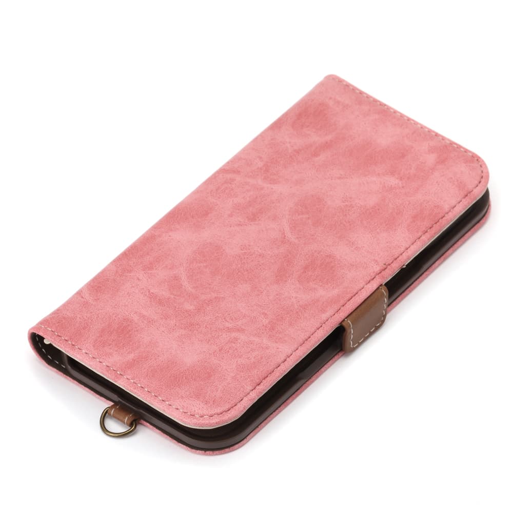 PGA iPhone 17 Pro用フリップカバー ダスティピンク PG-25BFP03PK