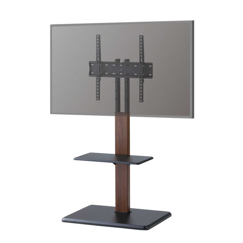 ハヤミ ～65V型対応 自立スタンド TIMEZ・KFseries ダークブラウン木目 KF-360M