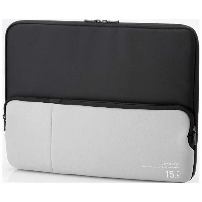 エレコム ELECOM PCインナーバッグ ~15-6インチ ノートPC対応 BM-IBPT15BK (ブラック)