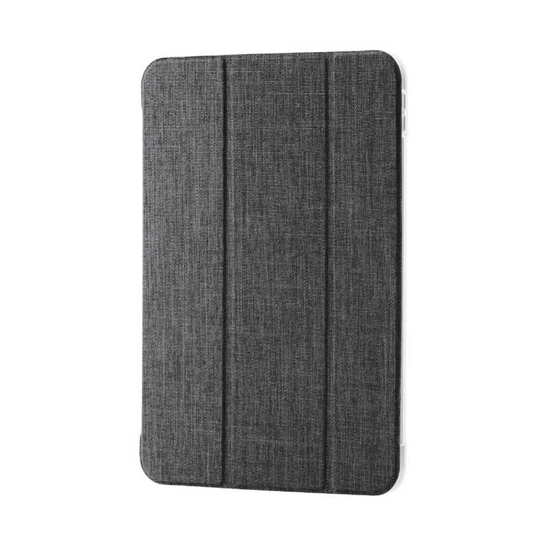 エレコム ELECOM iPad(A16) iPad 第10世代 フラップケース 背面クリア ファブリック スリープ対応 TB-A24RWVCBK