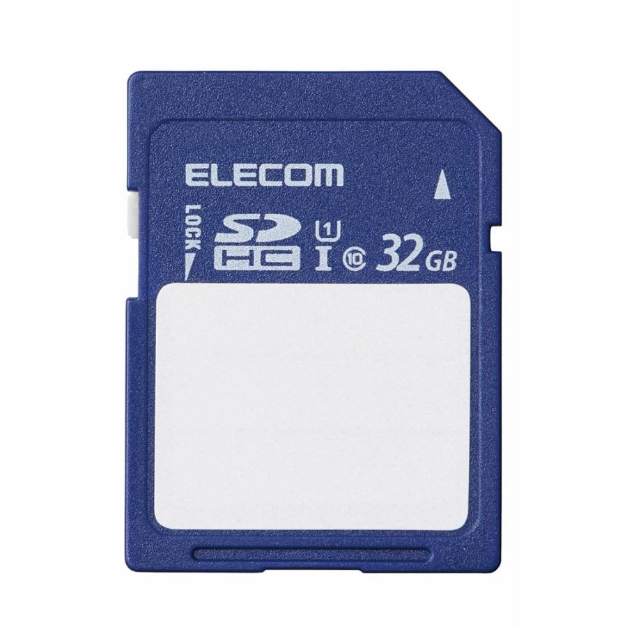 エレコム ELECOM 文字が書ける SDHC メモリカード MF-FS032GU11C