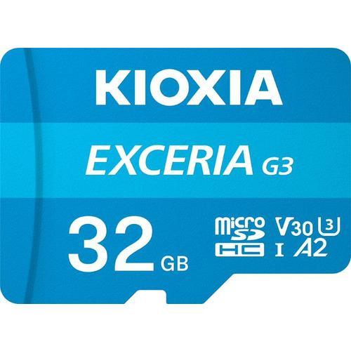 KIOXIA キオクシア EXCERIA G3 microSDHC UHS-I メモリカード　容量：32GB KMU-C032G