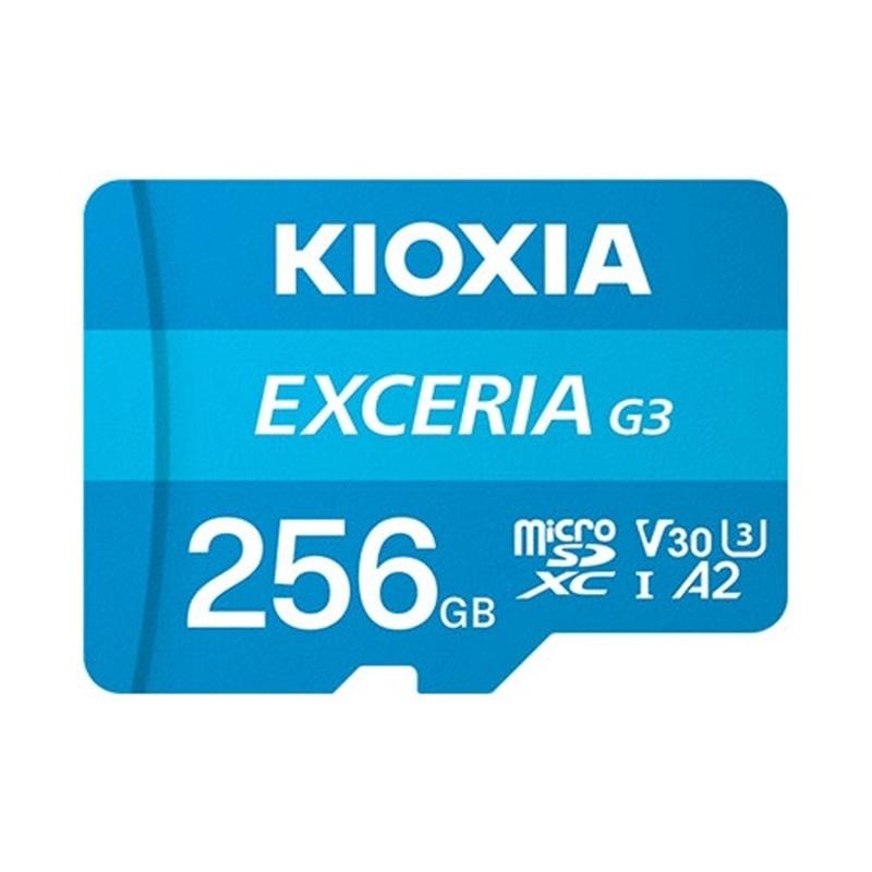 KIOXIA キオクシア EXCERIA G3 microSDXC UHS-I メモリカード　容量：256GB KMU-C256G