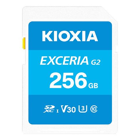 KIOXIA キオクシア EXCERIA G2 SDXC UHS-I メモリカード　容量：256GB KSDU-B256G