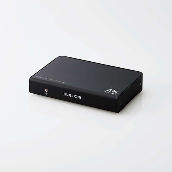 エレコム ELECOM HDMI分配器(4K 60P 対応 1入力 2出力 スプリッター) ブラック VSP-HDP12BK