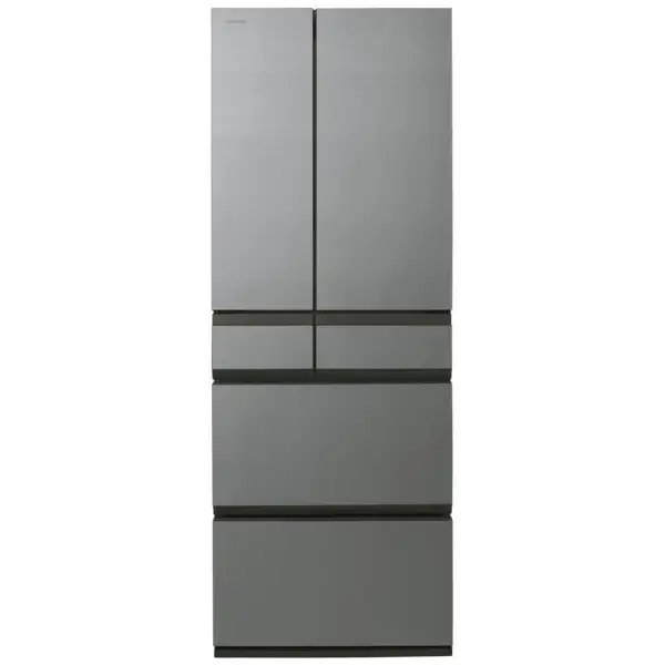 東芝 TOSHIBA 冷蔵庫 6ドア 535L フレンチドア FREEZA フリーザ WFシリーズ アッシュグレージュ GR-A540WF-ZH (大型)