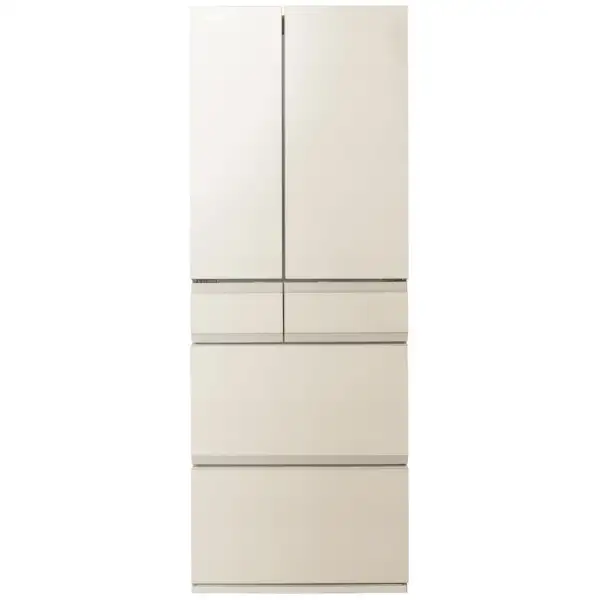 東芝 TOSHIBA 冷蔵庫 6ドア 586L フレンチドア FREEZA フリーザ WFシリーズ グレインアイボリー GR-A590WF-UC (大型)