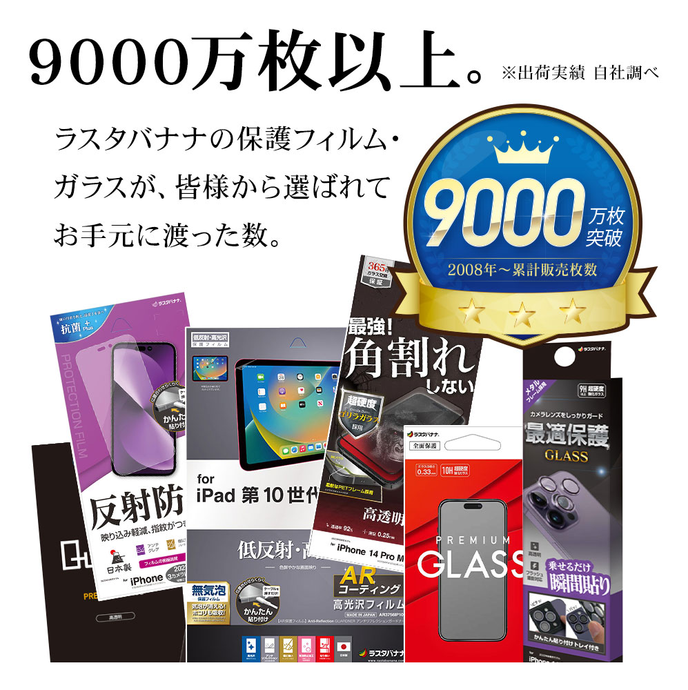 ラスタバナナ 　Galaxy S26 SG-51G SCG36 ガラスフィルム 全面保護 高光沢 高透明 クリア 薄型 高感度 0.2mm 硬度10H 指紋認証対応 簡単貼り付け ギャラクシー 保護フィルム GP5203GS26