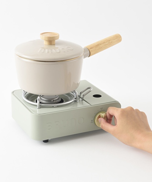 BRUNO カセットコンロ ミニ グリーン BOE094-GR