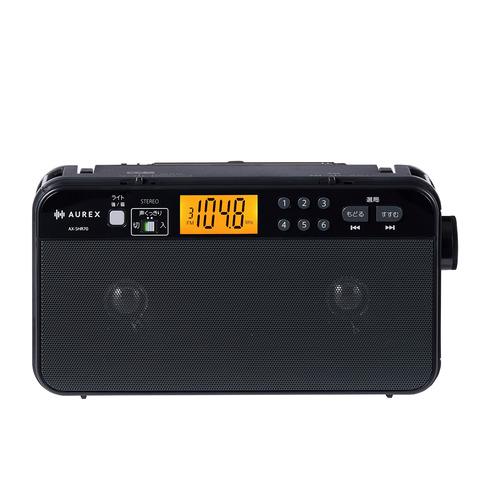 東芝 TOSHIBA ホームラジオ AUREX AX-SHR70-K