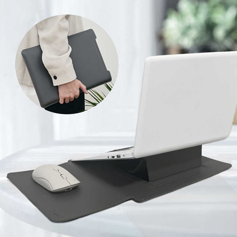 ビジネスハーモニー BUSINESS HARMONY 3機能パソコンインナーケース EGRET ダークグレー EB25-1-G