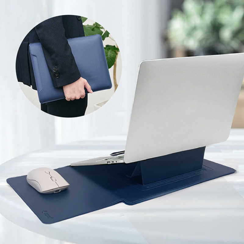 ビジネスハーモニー BUSINESS HARMONY 3機能パソコンインナーケース EGRET ネイビーブルー EB25-1-N