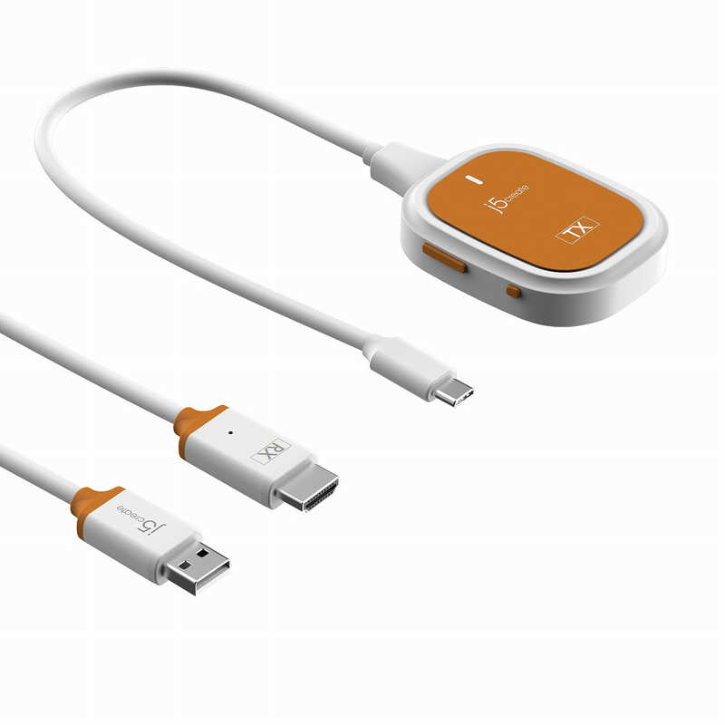 j5 create USB-C to HDMIワイヤレス送受信機 JVAW61