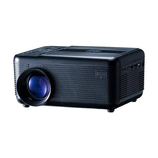 RAMASU DVDプレイヤー一体型プロジェクター 投影サイズ30～150インチ スピーカー内蔵 ブラック　RA-PD080-BK