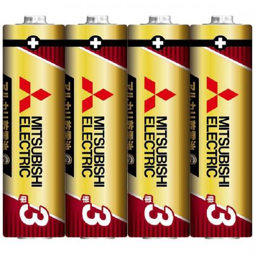 三菱 MITSUBISHI アルカリ乾電池 単3形 4本パック LR6GR/4S