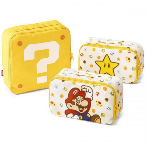 【アウトレット】任天堂 Nintendo スーパーマリオ　収納ポーチセット(ハテナブロック) NSL0132