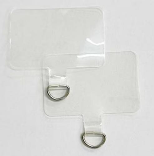 フェイム企画 FMK スマホショルダー ストラップ ホルダー クリア 2枚入 FMK-TH2272CR2