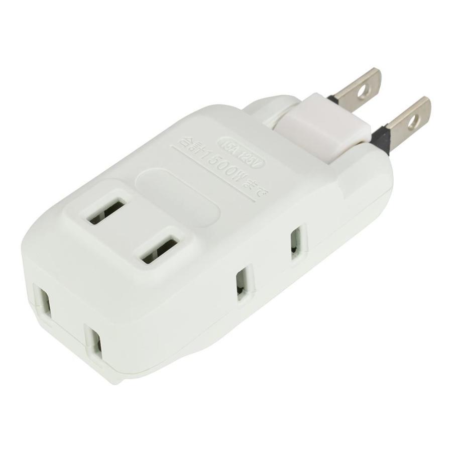 オーム電機 OHM 4個口マイクロタップ｜HS-A4PBT-24W