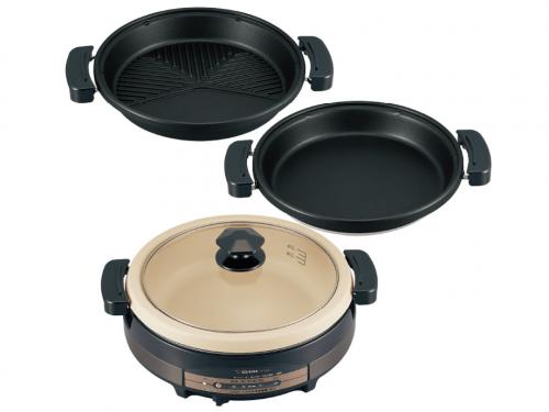 象印 ZOJIRUSHI 3枚タイプ グリルなべ ブラウン EP-RW30-TA