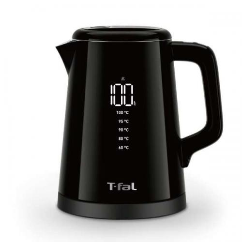 ティファール T-fal 電気ケトル ディスプレイ ロックコントロール 0.8L ブラック KO8568JP