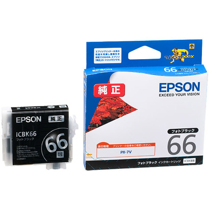 ICBK66 純正プリンターインク Proselection(プロセレクション) フォトブラック