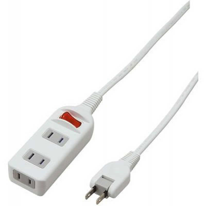 ヤザワ YAZAWA 耐トラシャッター集中スイッチ付(3個口・5m) ホワイト Y02S315WH