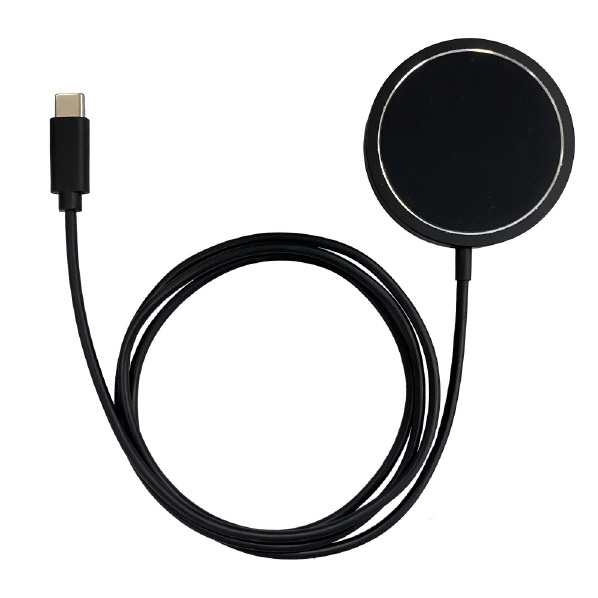 クオリティトラストジャパン MAGSAFE対応15W出力ワイヤレスケーブル ブラック QXW-0400BK